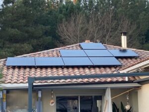 installation de panneaux photovoltaiques systovi kw avec stockage virtuel a tethieu