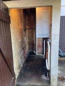 installation dune pompe a chaleur air eau mitsubishi electrics a moliets et maa