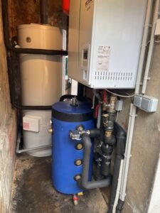 installation dune pompe a chaleur air eau mitsubishi electrics a moliets et maa