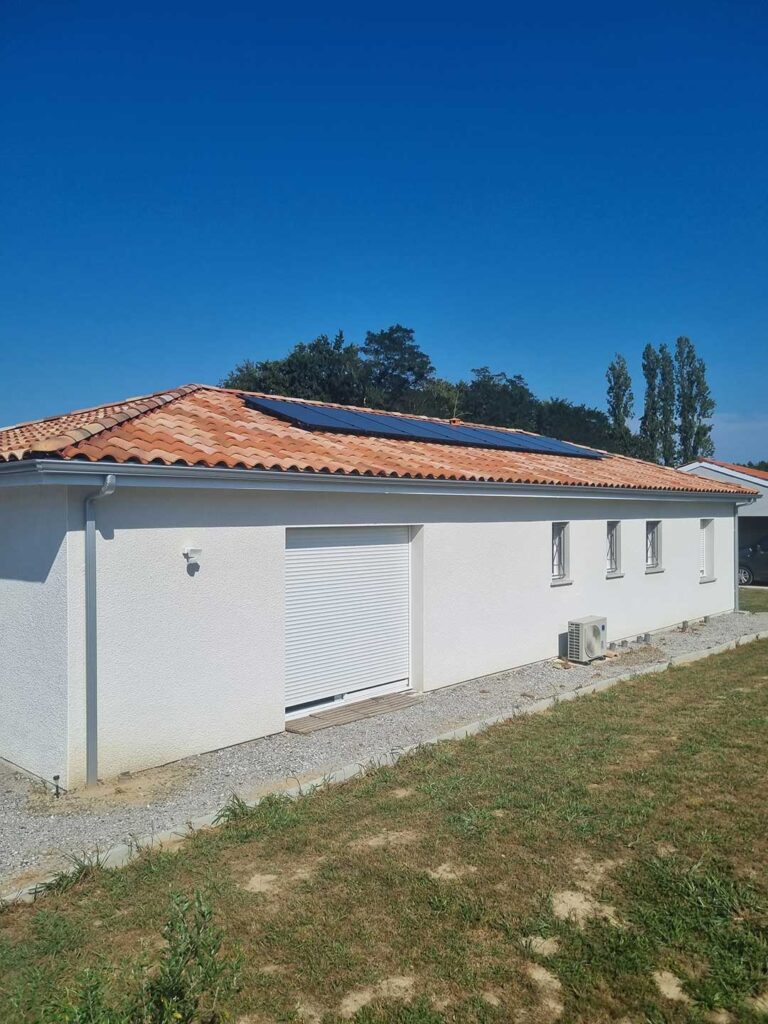 Installation de Panneaux Solaires puissance 3.4kw à Pouillon dans les Landes( 40)