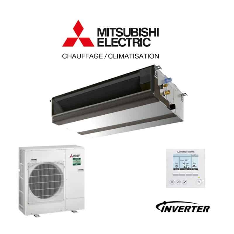 Installation climatisation gainable Mitsubishi Electric Landes